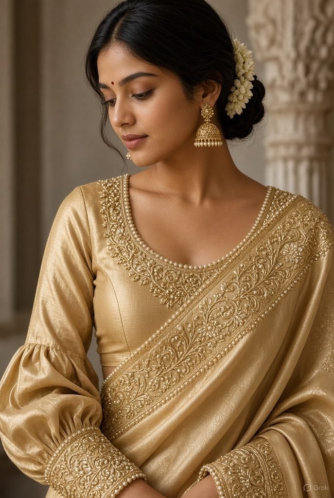 Silk Saree Blouse Designs